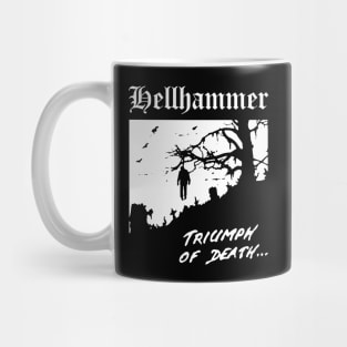 HELLHAMMER TRIUMPH OF DEATH SATANIC RATES Mug